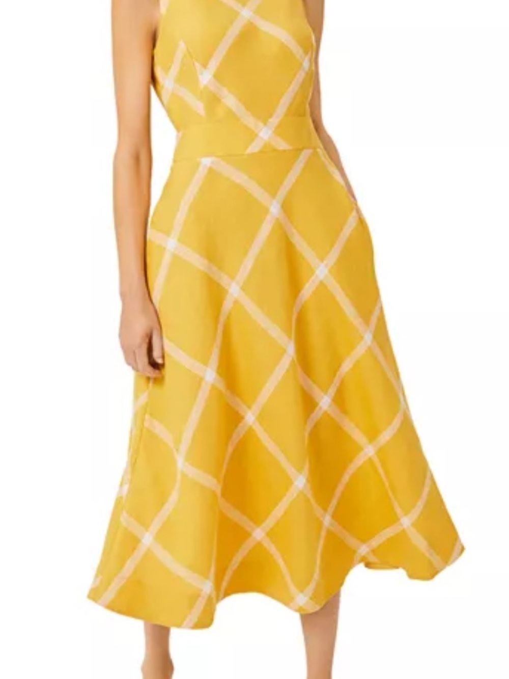 Beautiful Hobbs London Linen Midi Dress, like new, size US 4